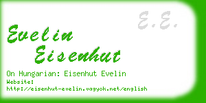 evelin eisenhut business card